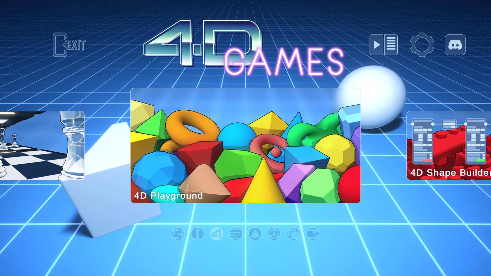 main menu